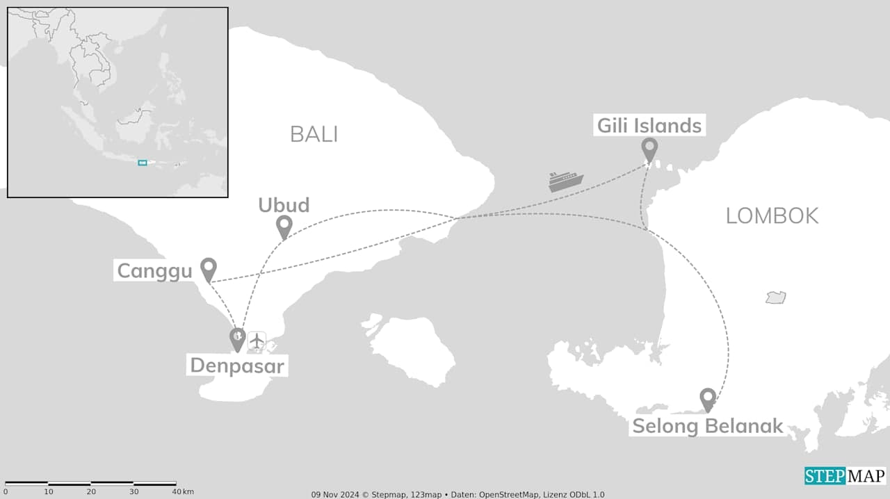 Bali, Gili & Lombok: Temples, Streetfood & Island Adventure
