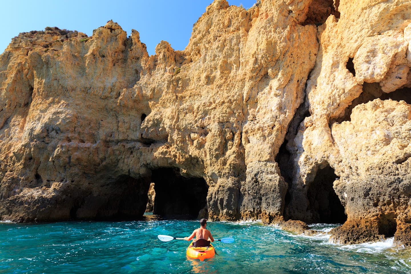 Kajaktour durch Ponta da Piedade thumbnail
