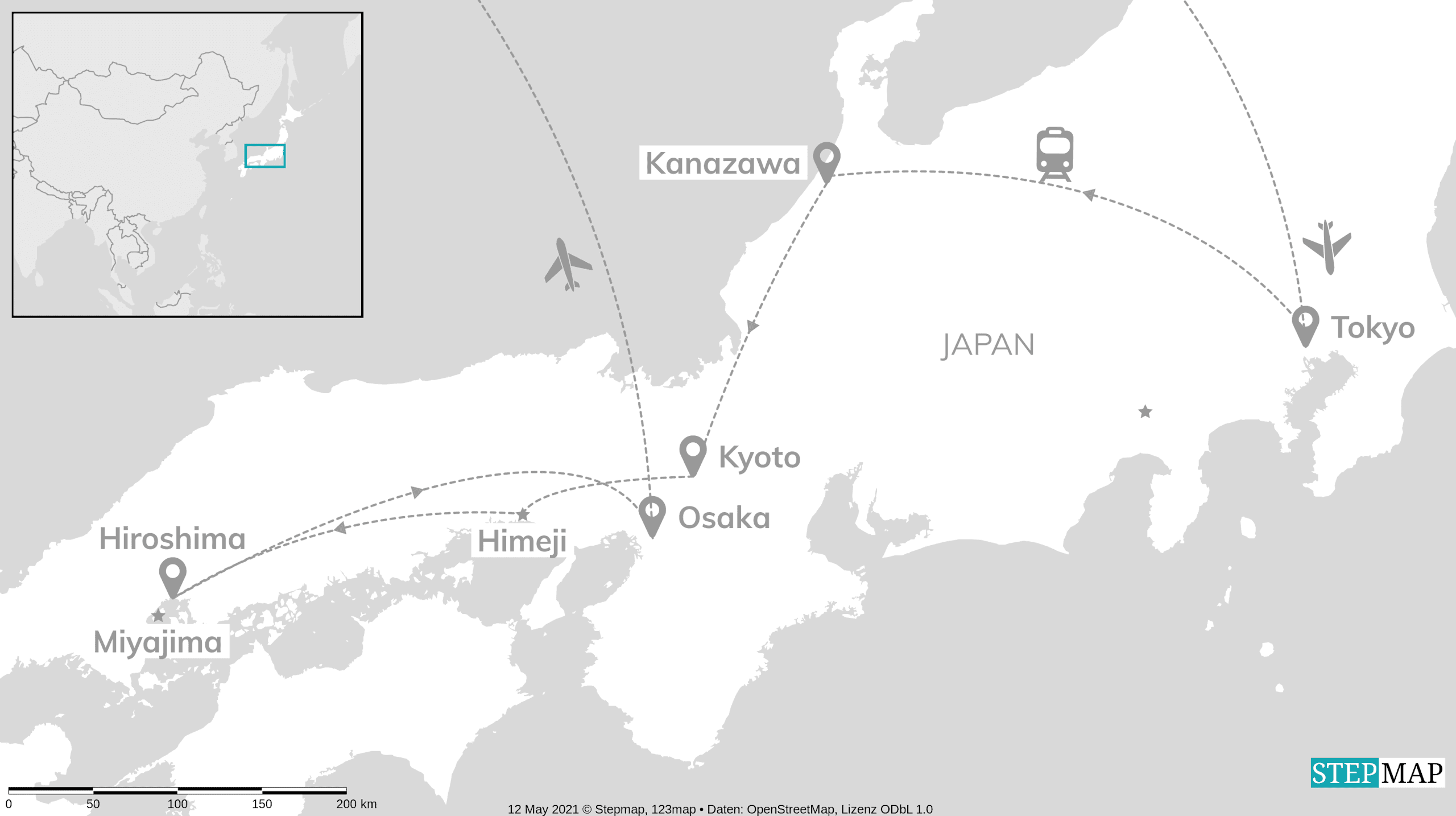 Explore Japan: Tokyo, Kyoto, Hiroshima & Osaka