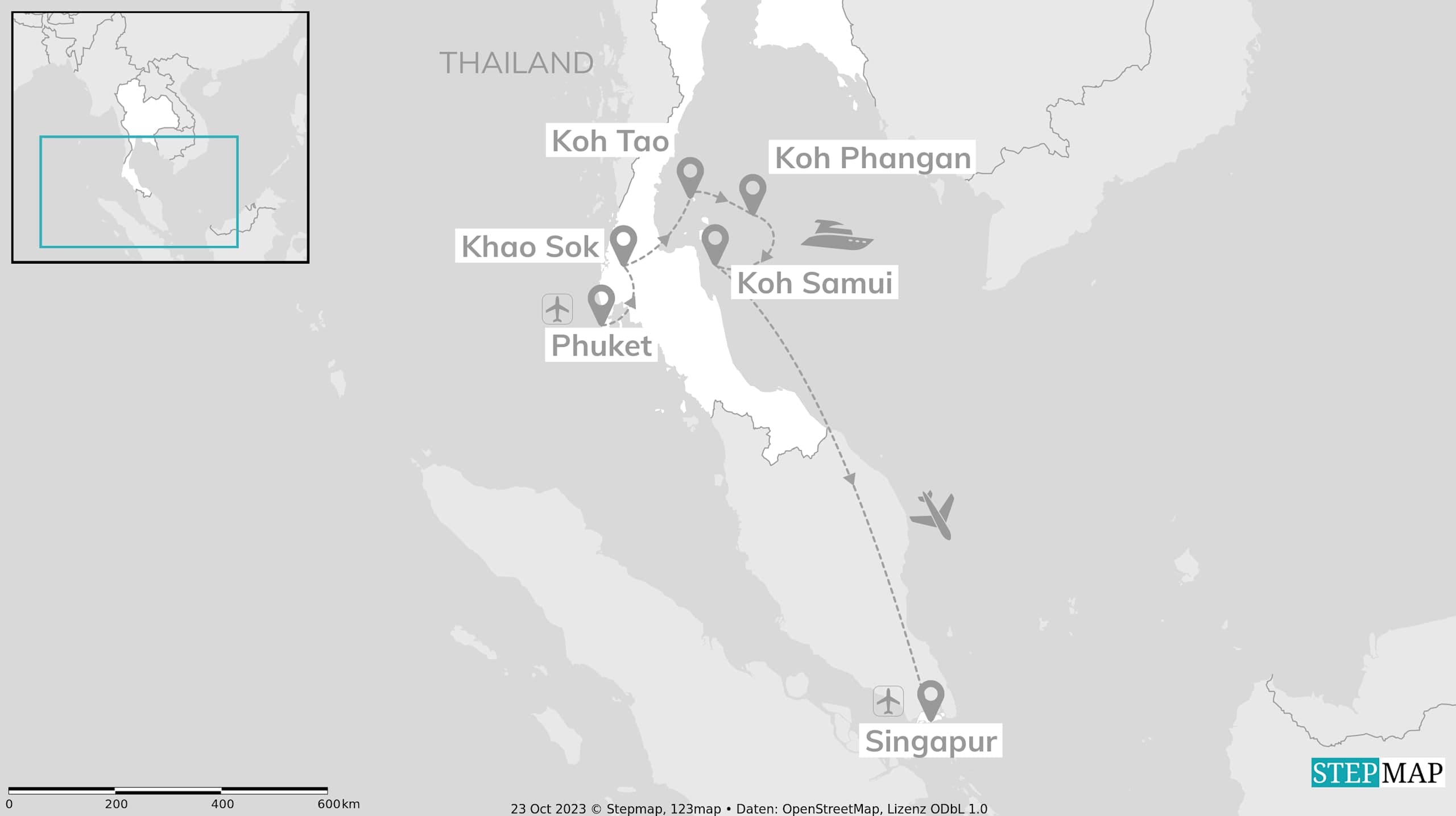 Thailand & Singapur: Von Khao Sok zum Inselhopping