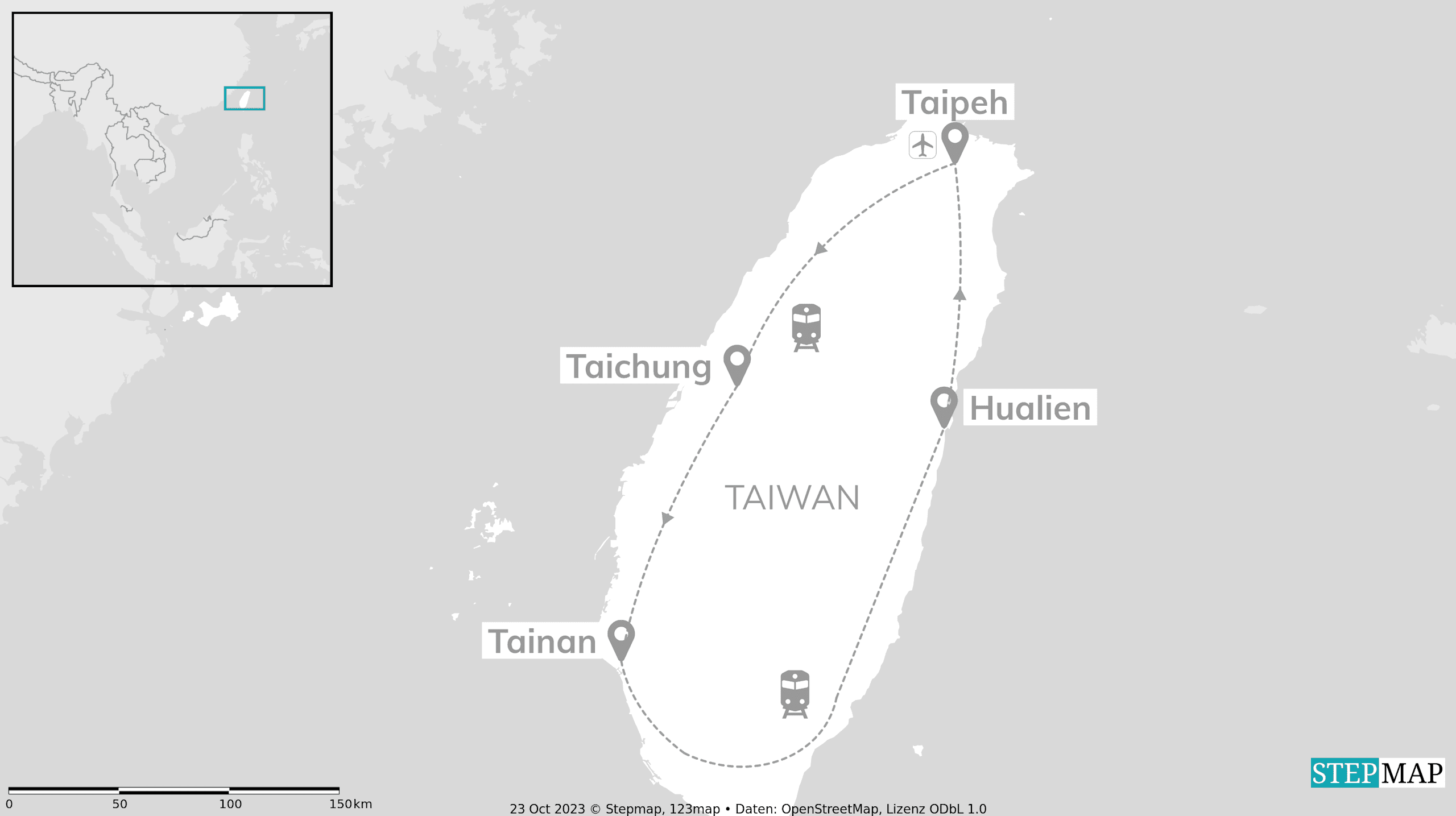 Taiwan by Train: Drachen, Tempel, Wellenrauschen