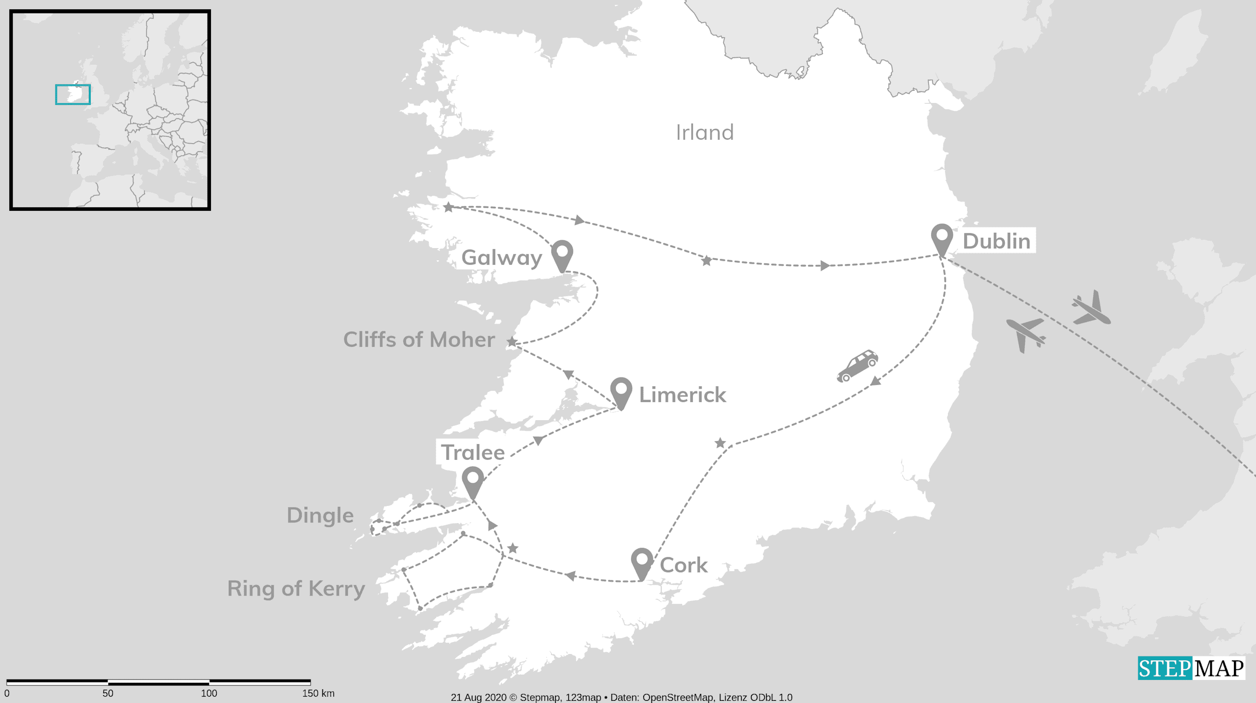 Irland Roadtrip: Schroffe Klippen & Märchenschlösser