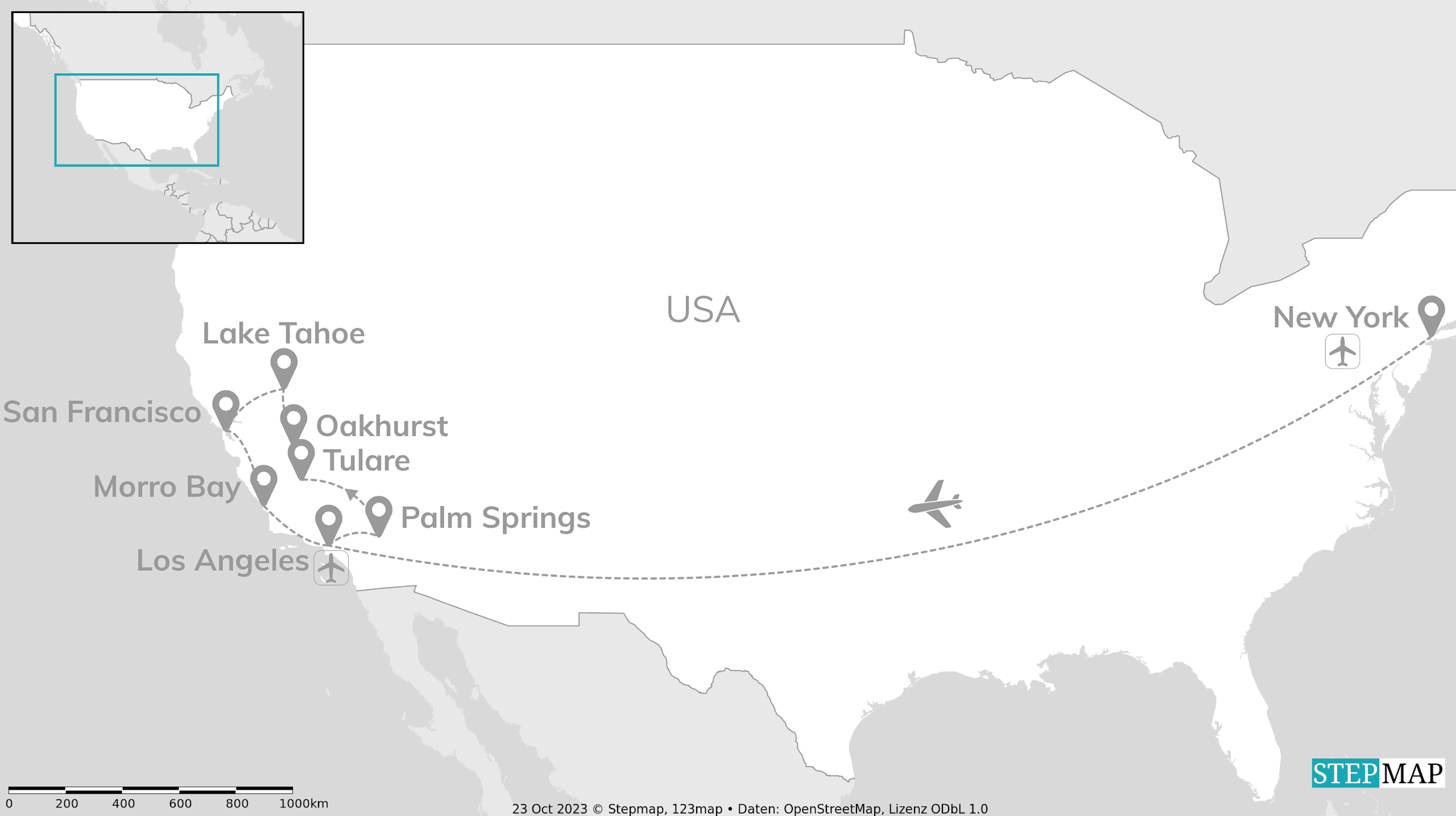 New York & California: Big Cities & National Parks