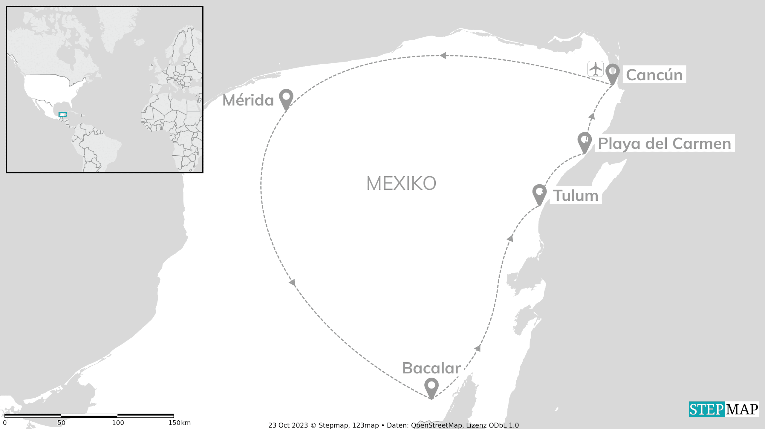 Viva México: Zwischen Cenoten, Bacalar & Karibik