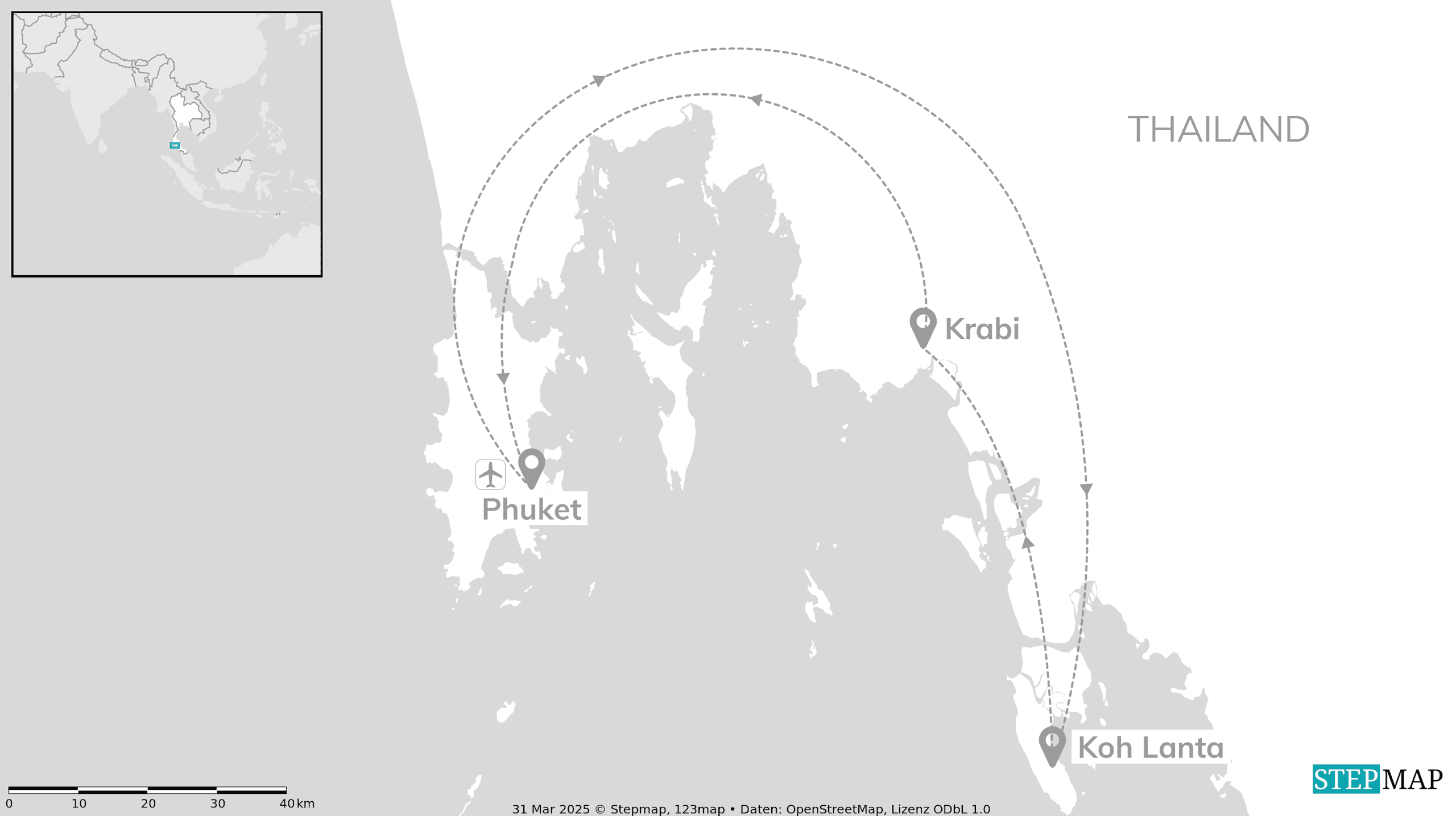 Thailands Strände: Phuket, Koh Lanta & Krabi