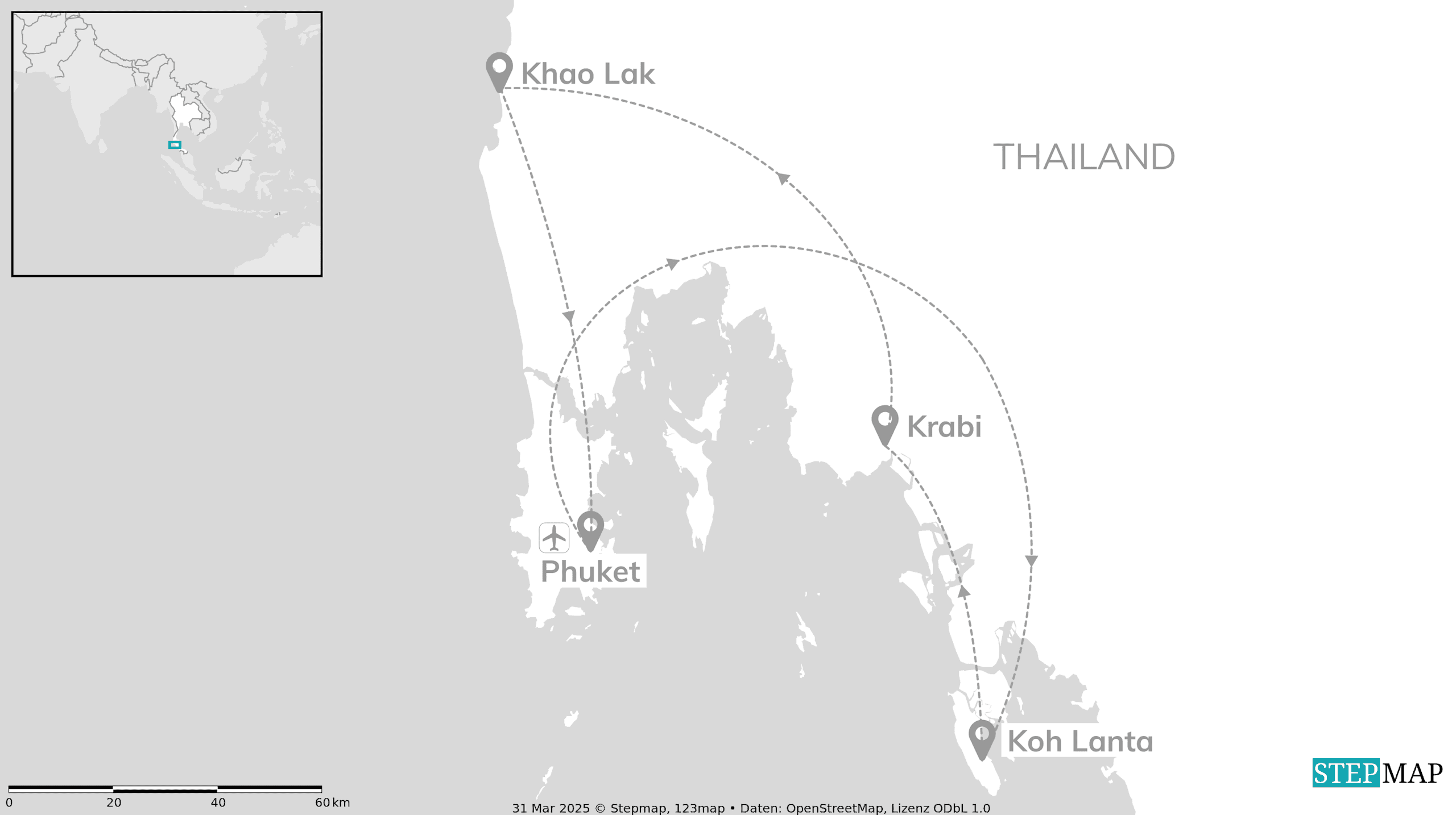 Thailands Strände: Phuket, Koh Lanta, Krabi & Khao Lak