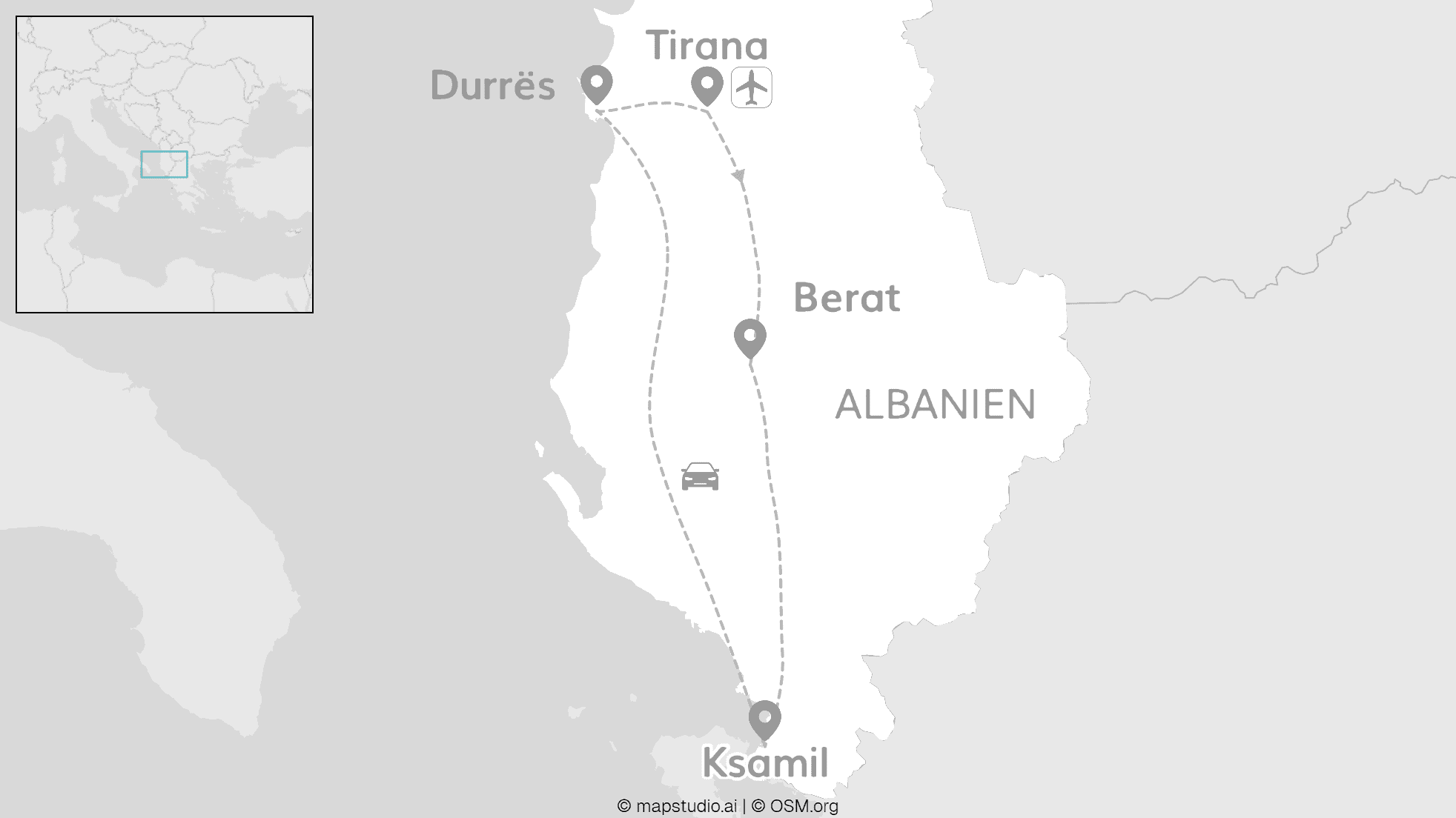 Absolutely Albanien: Berat Me Up & Beach Me Crazy!