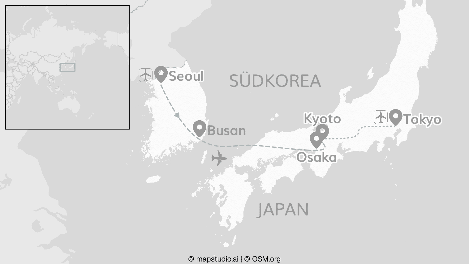 Japan & Südkorea: Where Anime Meets K-Pop!