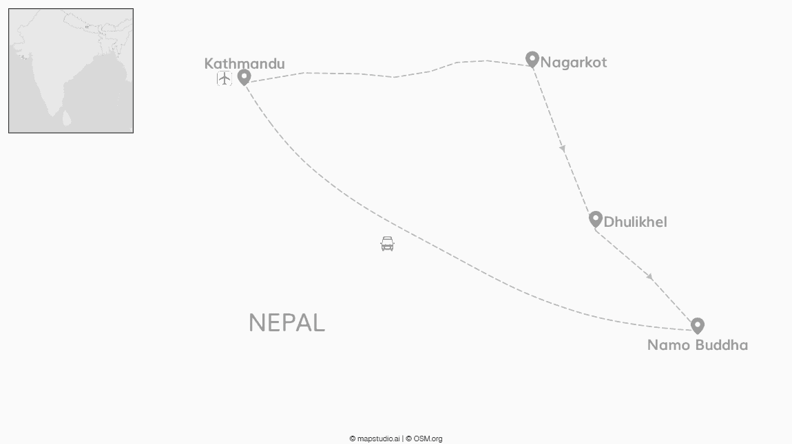 Nepal calling: Holy stupas, what a view!