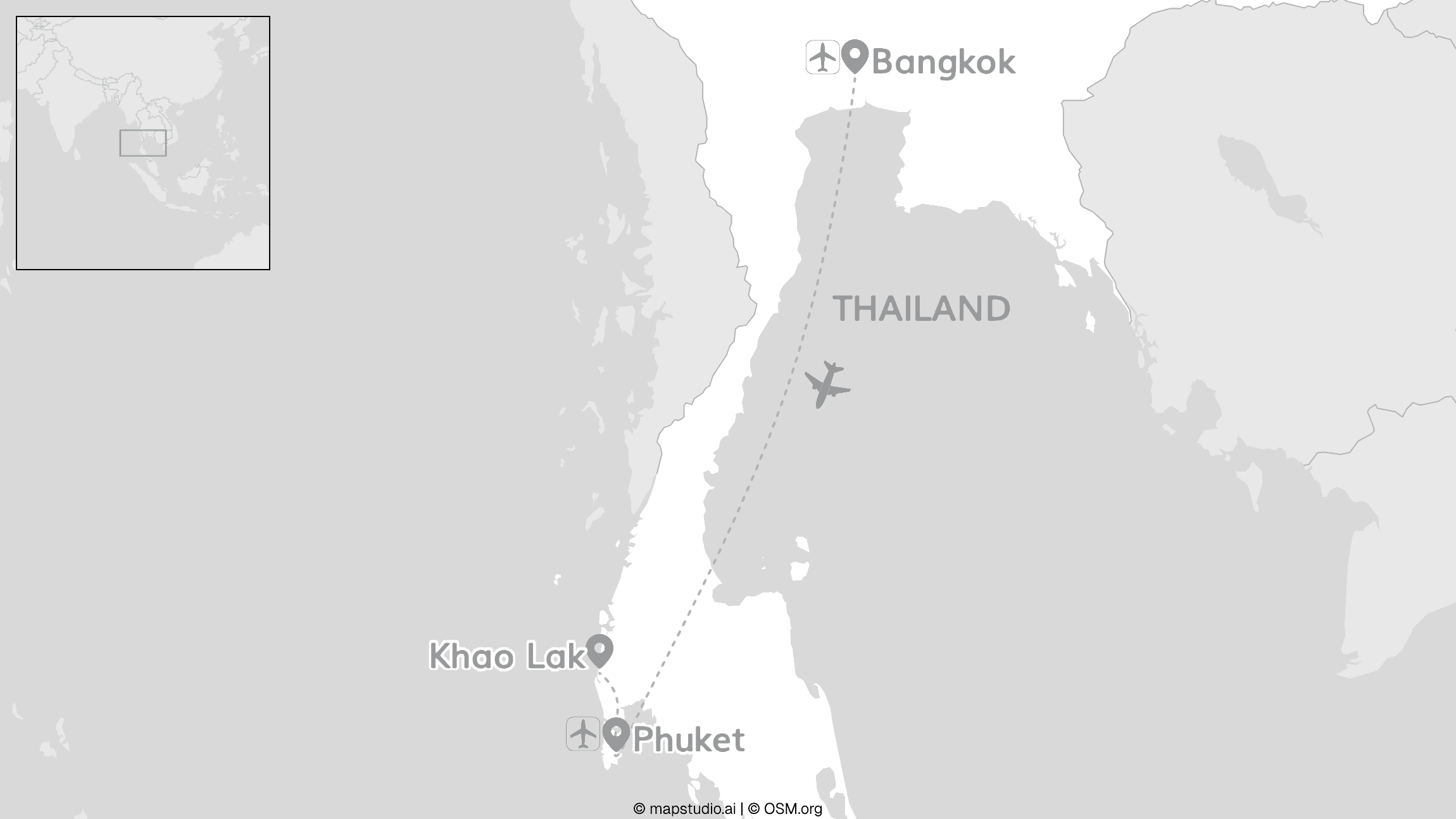 Bangkok & Khao Lak: Tempel, Tuk Tuks & Traumstrand!