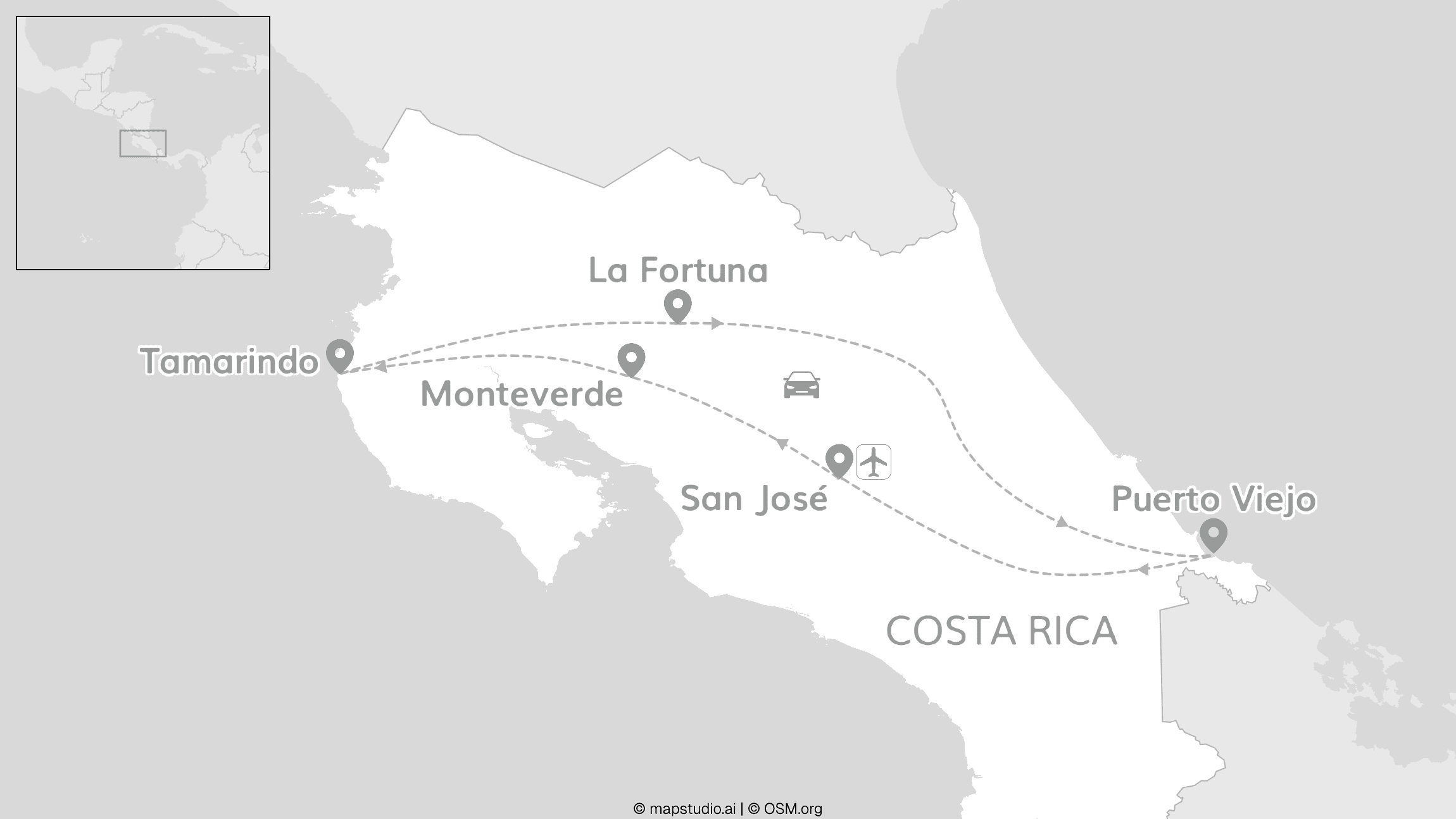 Costa Rica Roadtrip: Von San José bis Puerto Viejo
