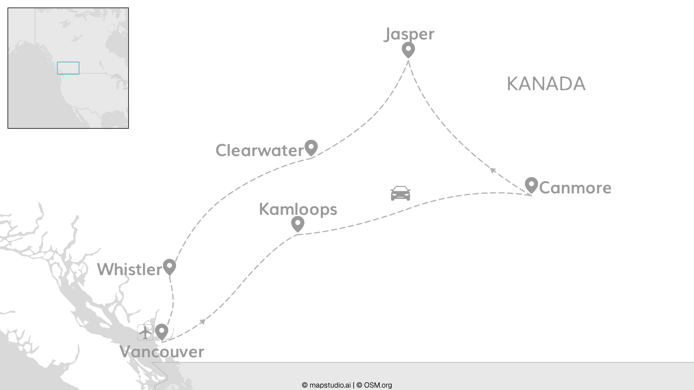 Kanada Roadtrip: Vancouver Vibes & Rocky Mountains