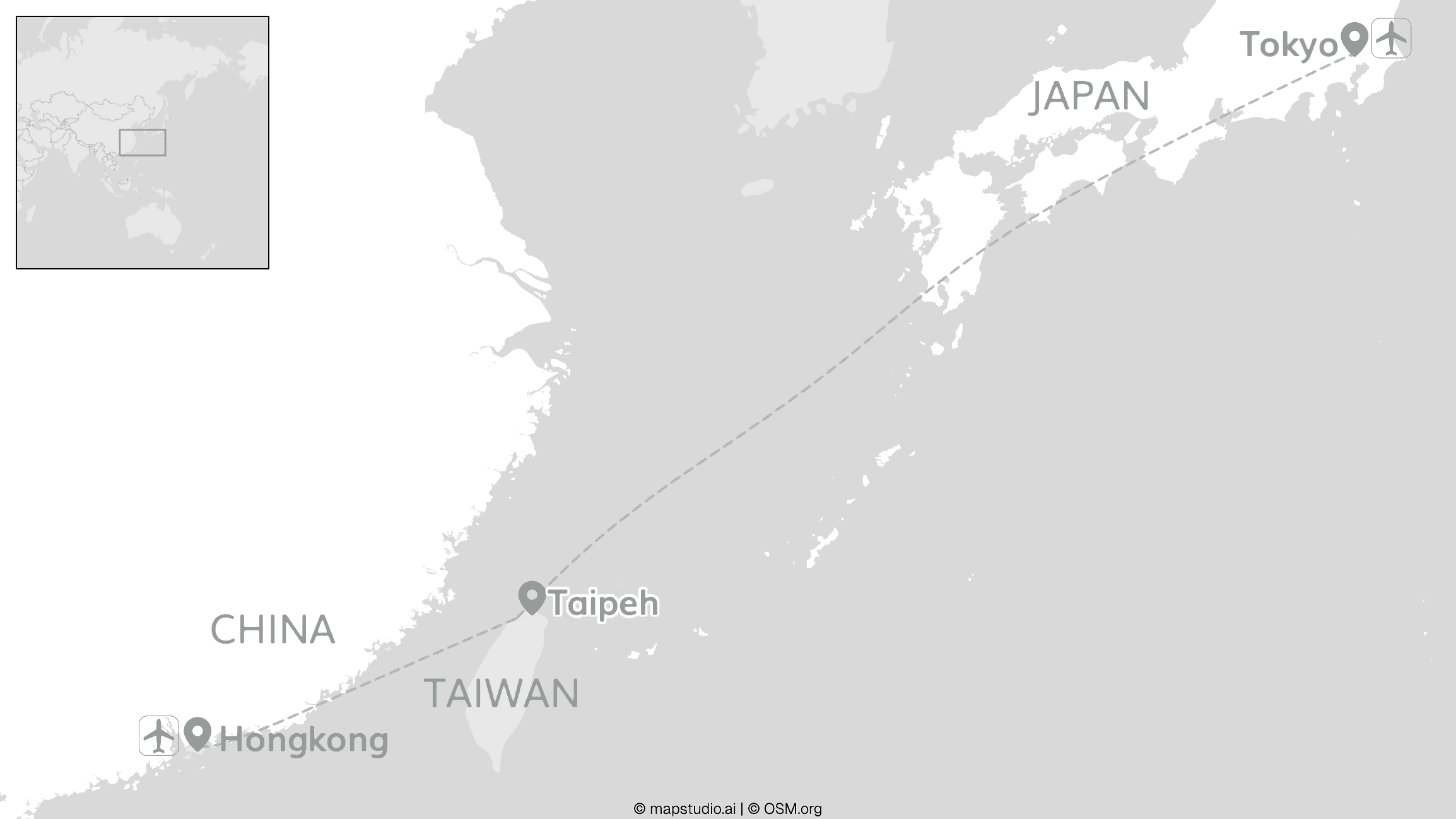 Asia Untouched: Hongkong, Taipeh & Tokyo
