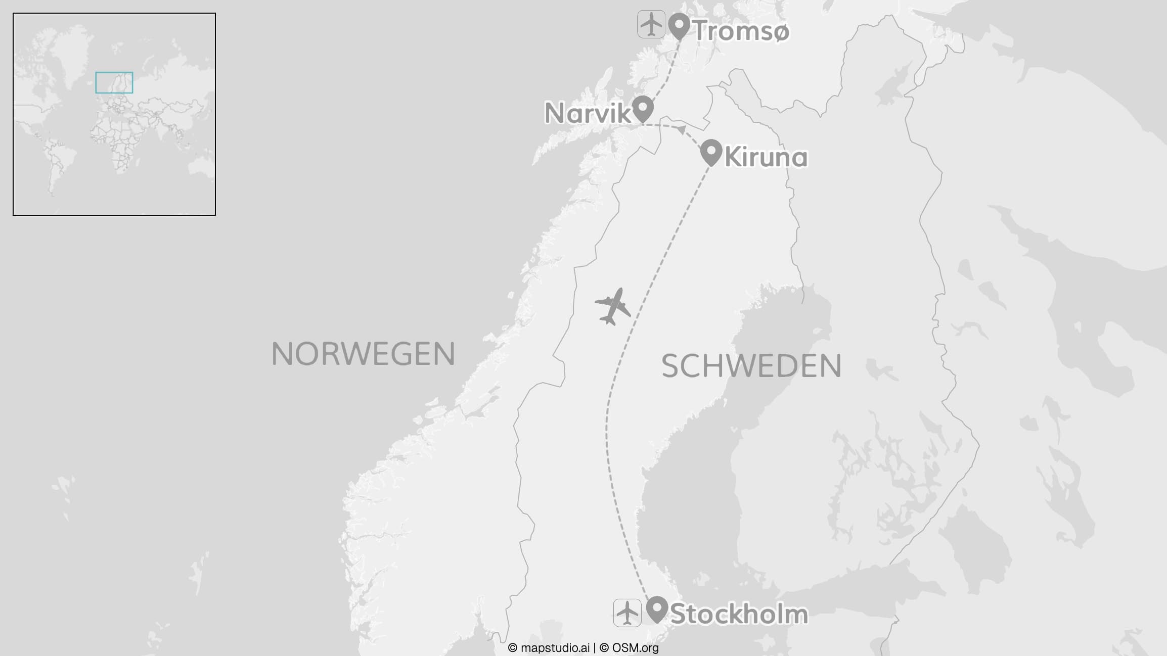 Schweden & Norwegen: Zwischen Eishotel, Stockholm & Fjorden