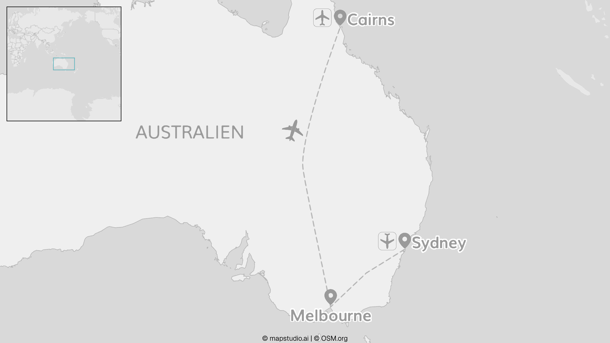 Australien Cityhopping: Von Sydney über Melbourne bis Cairns